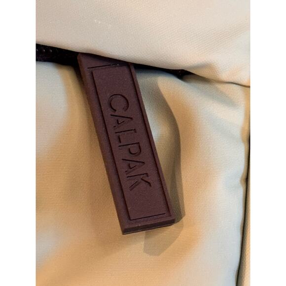 Calpak Luka Mini Backpack Light Blue Nylon Travel Everyday Bag with Side Pockets - Picture 4 of 11